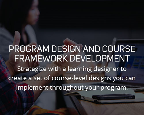 program design and course framework development