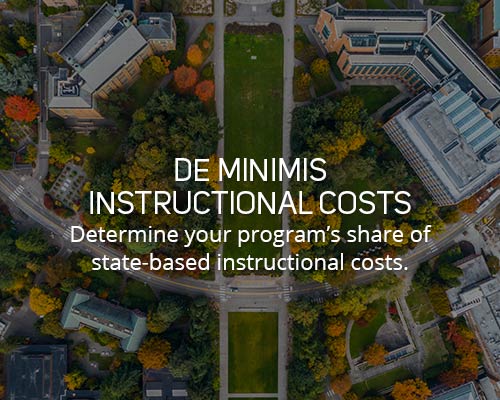 de minimis instructional costs