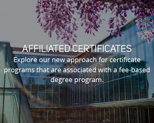 affiliated certificates