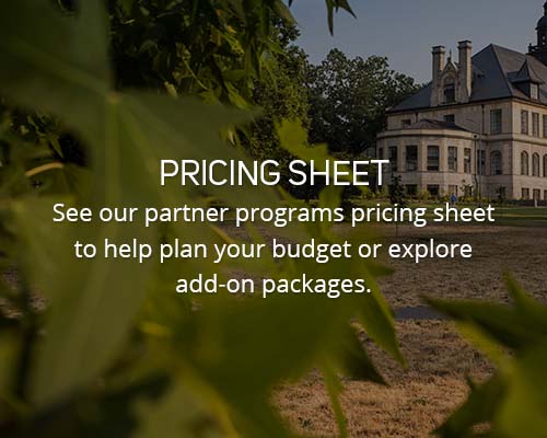 pricing sheet