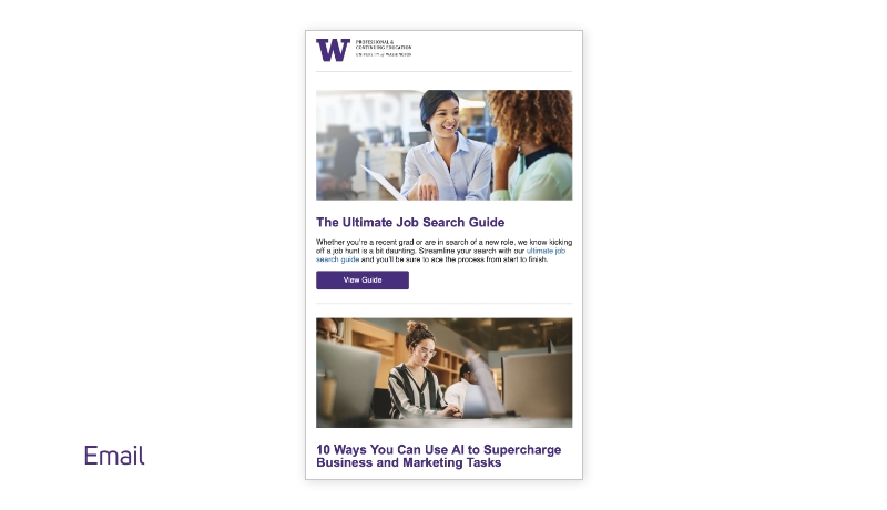 examples of email work