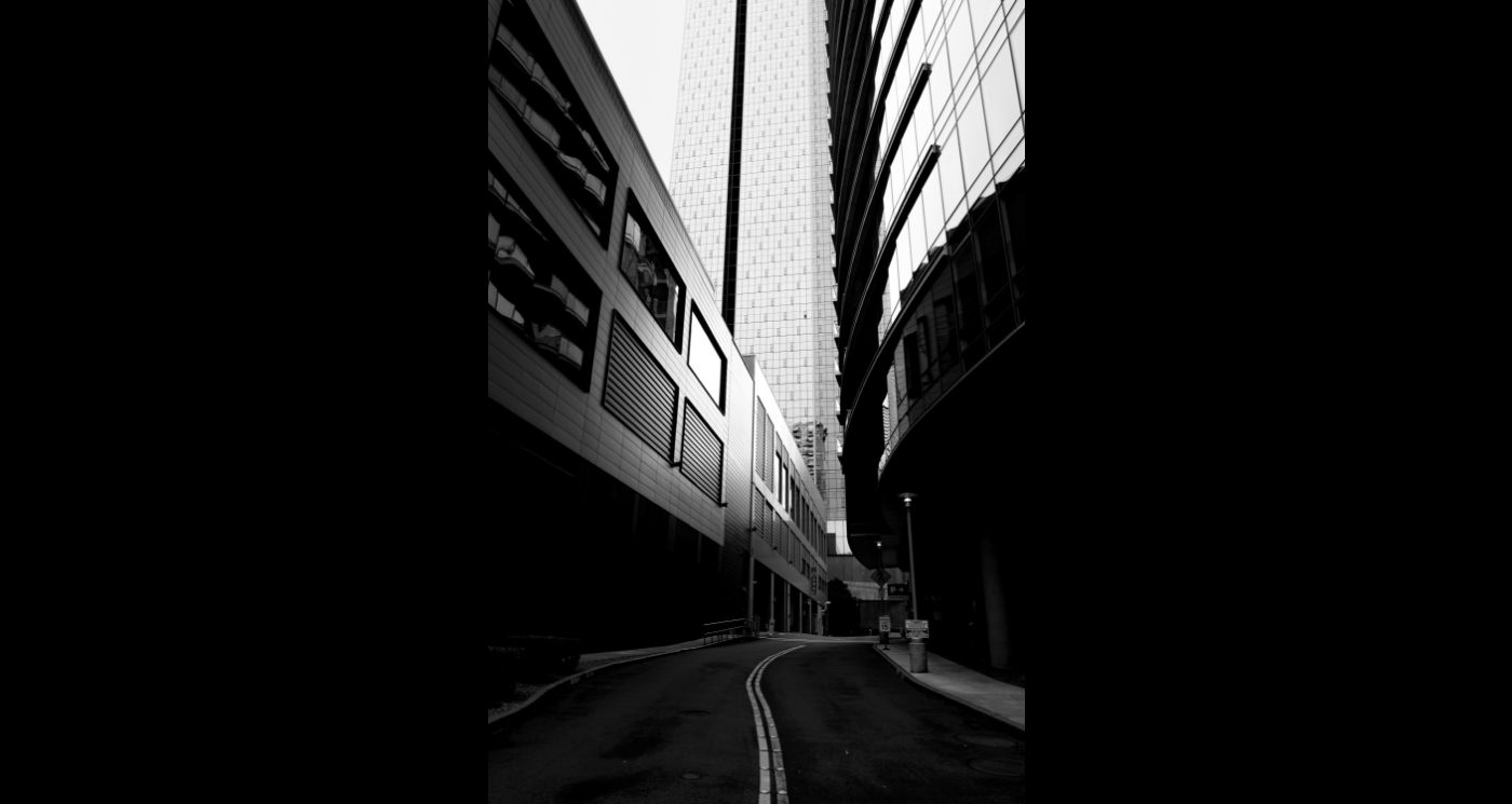 photo of buildings and alley